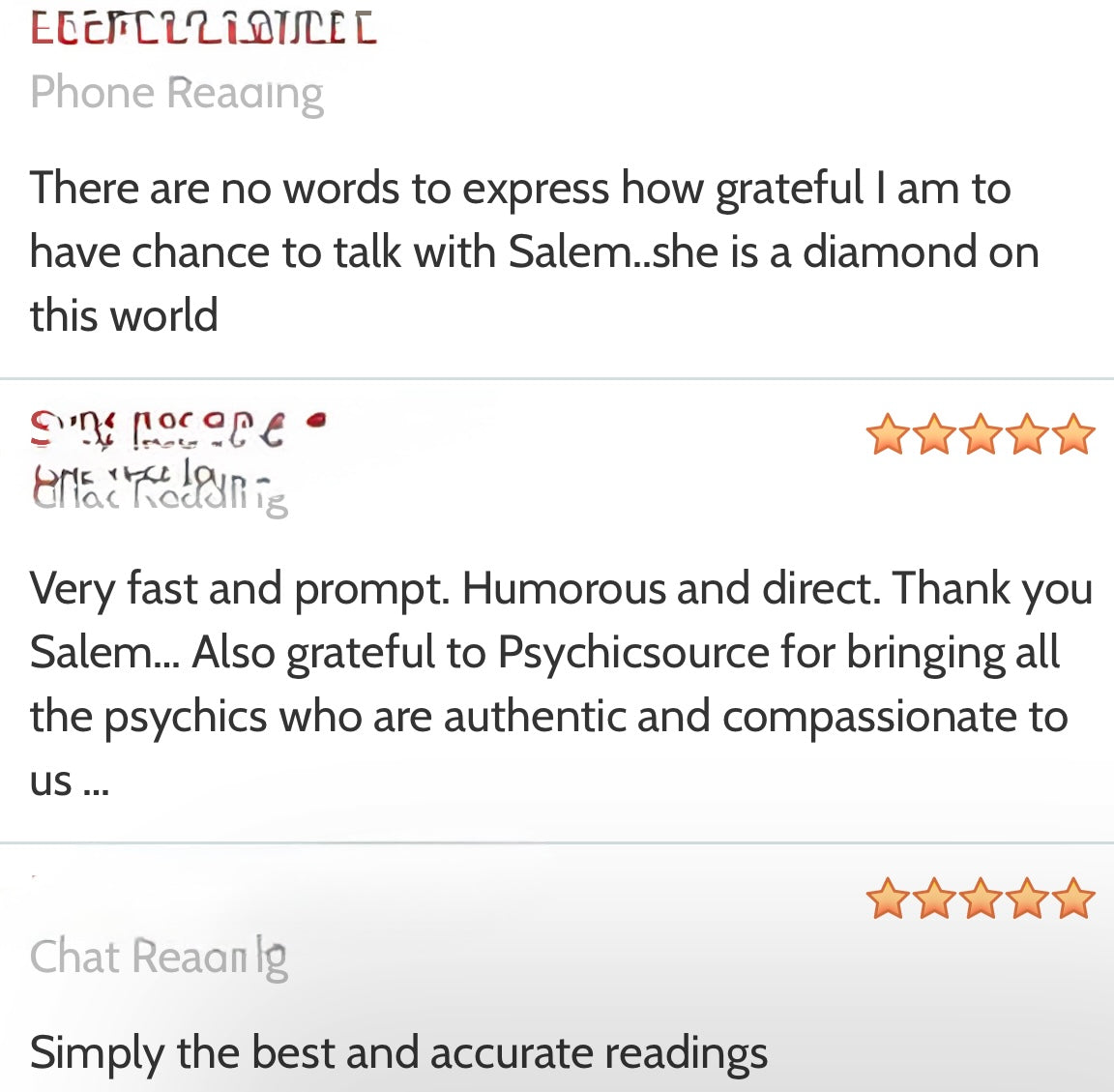 Reviews