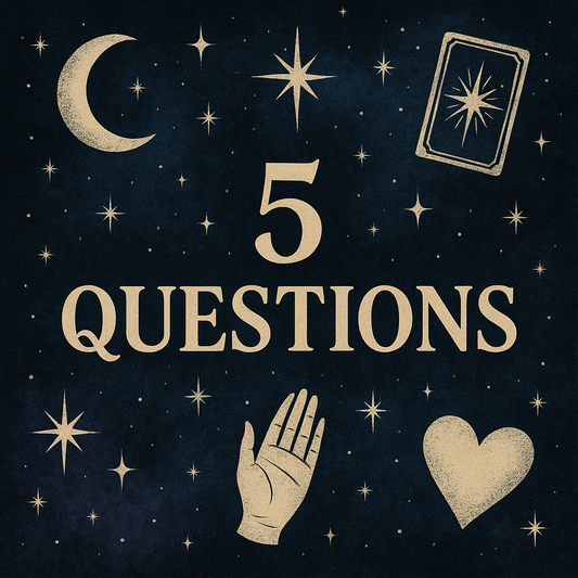 5 questions - answered via email